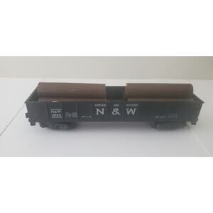 American Flyer Gondola Norfolk & Western Log Load S Gauge